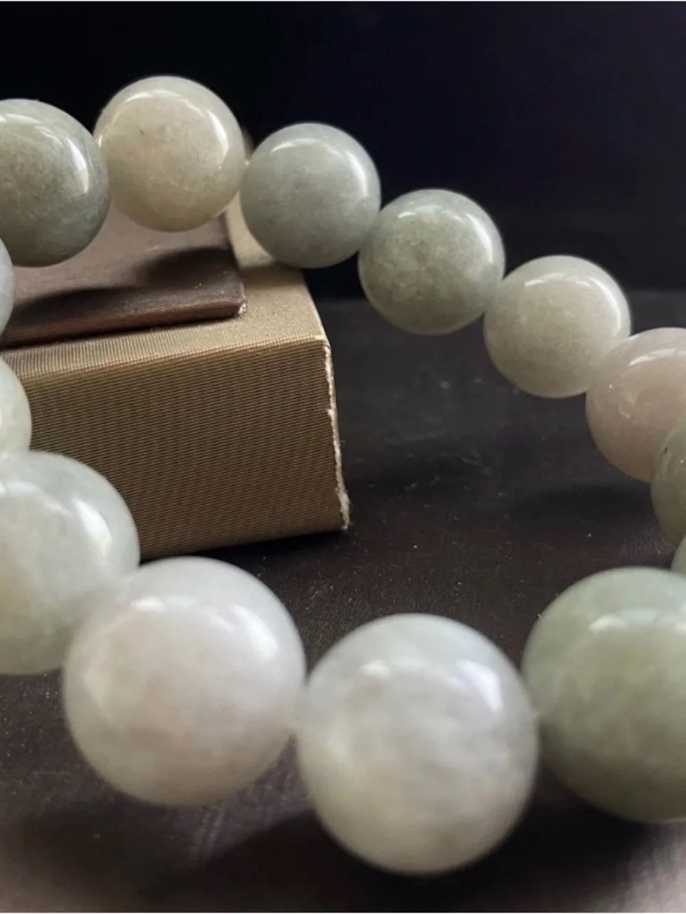 Women’s Jade Bead Stretch Bracelet - Green